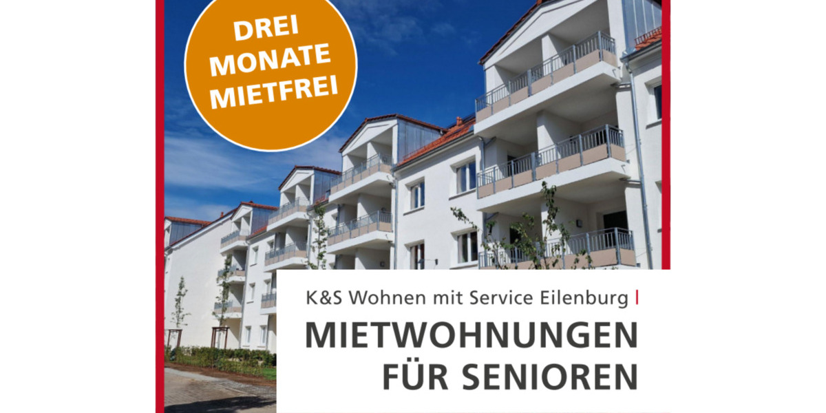 Erdgeschoßwohnung Eilenburg - 2 Zimmer, 66 m&sup2;, 1.400&euro; | Angebot:16487891