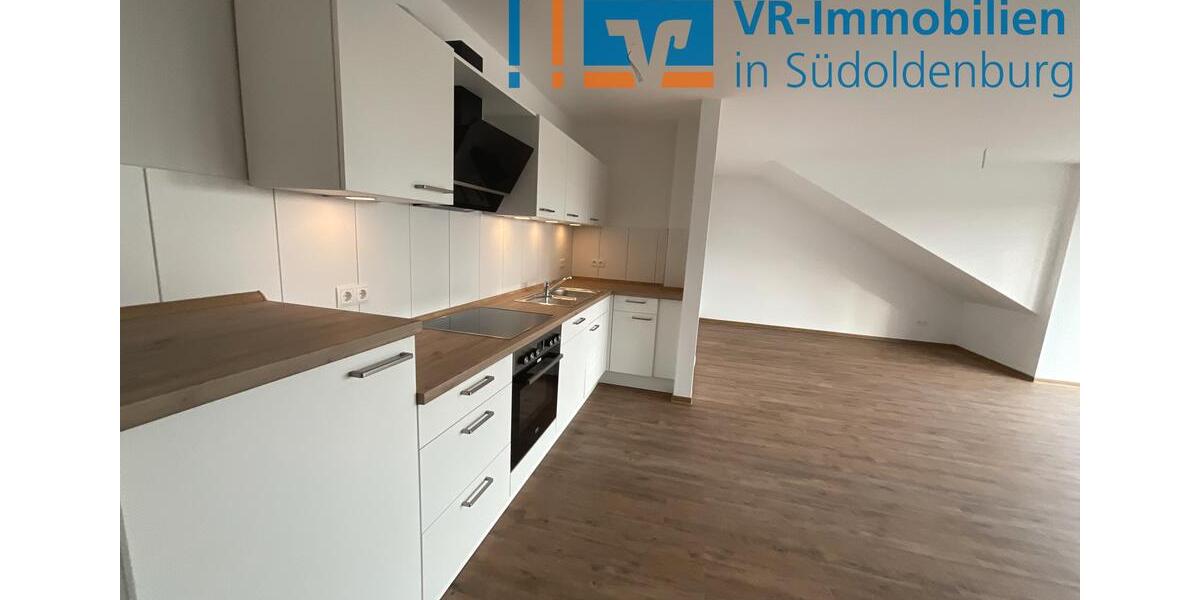 Dachgeschoßwohnung Cloppenburg - 2 Zimmer, 82 m&sup2;, 820&euro; | Angebot:23004689