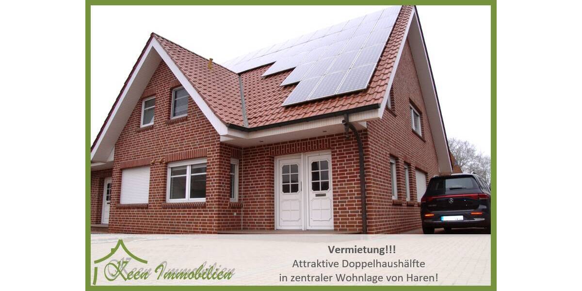 Doppelhaushälfte Haren (Ems) Haren - 4 Zimmer, 115 m&sup2;, 1.000&euro; | Angebot:26118987