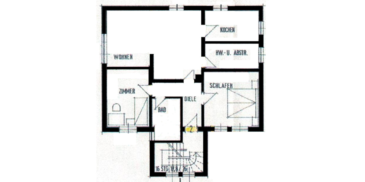 3,5-Zimmer-Wohnung – 80 m² 3.5 zimmer