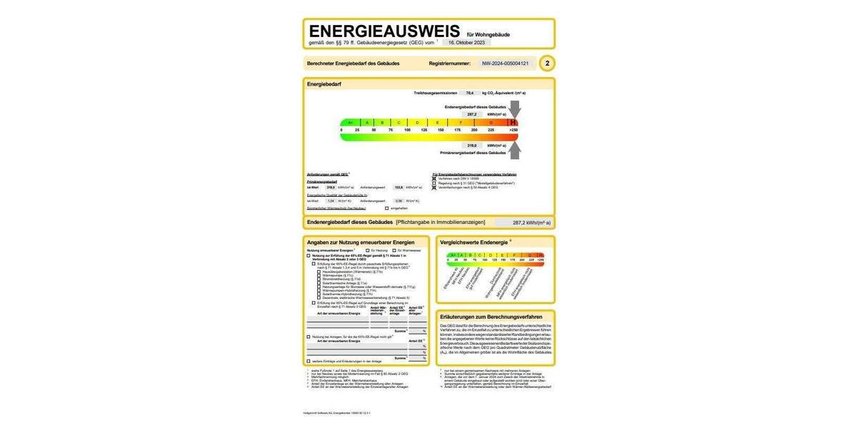 Etagenwohnung Ibbenbüren Stadt - 2 Zimmer, 61 m&sup2;, 615&euro; | Angebot:25797447