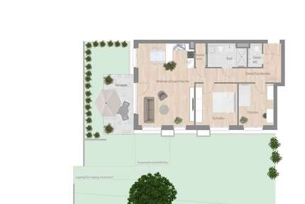 Wohnung Besigheim - 3.5 Zimmer, 86 m&sup2;, 1.335&euro; | Angebot:25240941