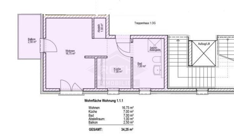 Etagenwohnung Neuenhagen bei Berlin - 1 Zimmer, 34 m&sup2;, 651&euro; | Angebot:24490958