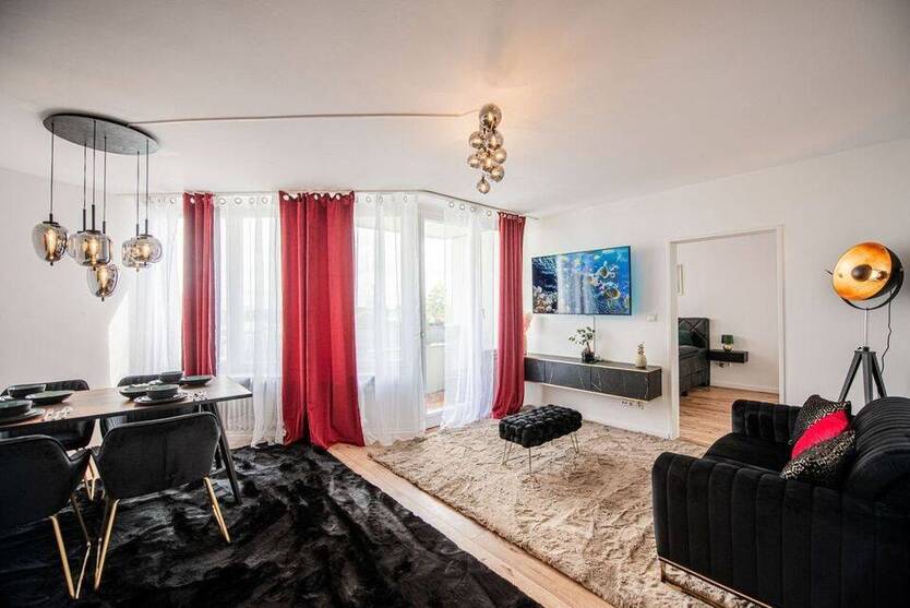 Luxuriöse 2-Zimmer-Wohnung mit Balkon