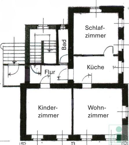 Etagenwohnung Löbau - 3 Zimmer, 84 m&sup2;, 548&euro; | Angebot:24149035