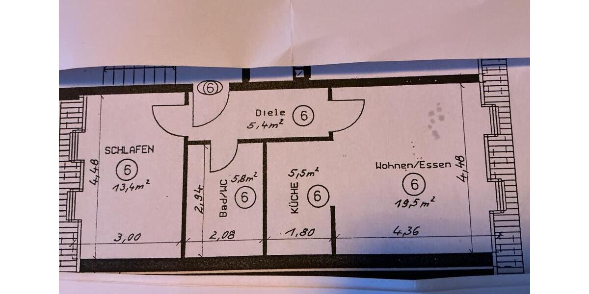 Etagenwohnung Pößneck - 1 Zimmer, 50 m&sup2;, 550&euro; | Angebot:25253675