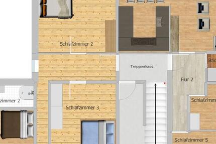 Wohnung Wittstock/Dosse Dosse - 6 Zimmer, 150 m&sup2;, 1.500&euro; | Angebot:24316954