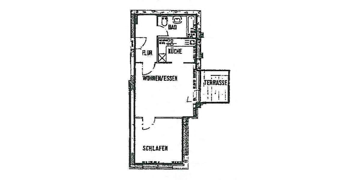 Etagenwohnung Bad Herrenalb Bernbach - 2 Zimmer, 53 m&sup2;, 530&euro; | Angebot:24270621