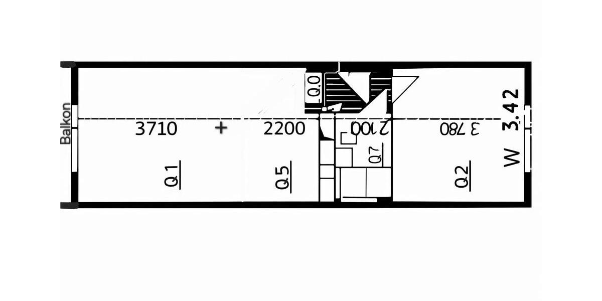 Etagenwohnung Neustrelitz - 2 Zimmer, 41 m&sup2;, 425&euro; | Angebot:26612771