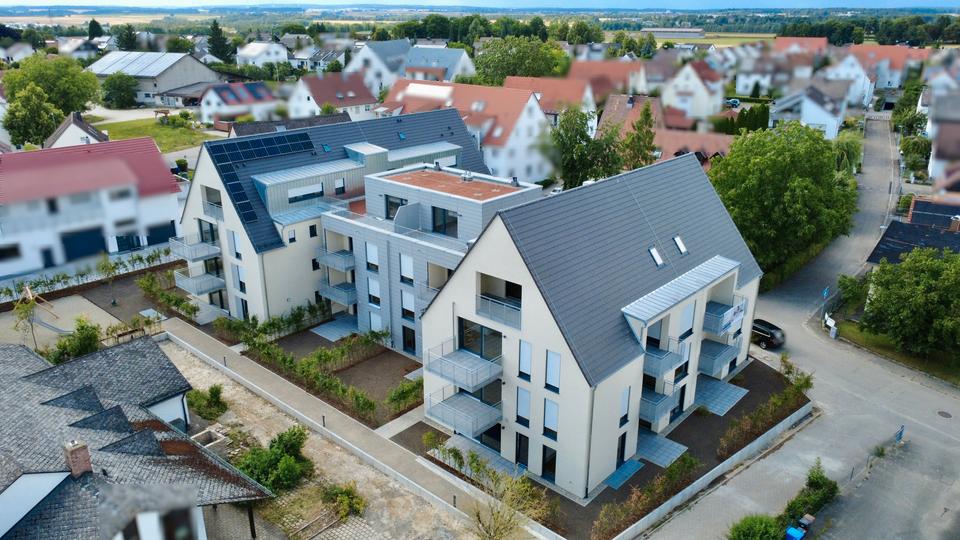 Erstbezug: Großzügige 3 Zimmer Dachgeschosswohnung mit EBK und TG-Stellplatz in Ulm-Lehr! 3 zimmer