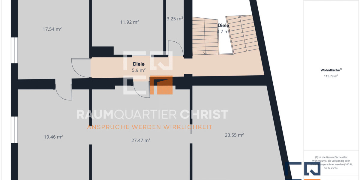 Etagenwohnung Marktredwitz - 3 Zimmer, 120 m&sup2;, 1.200&euro; | Angebot:25691879