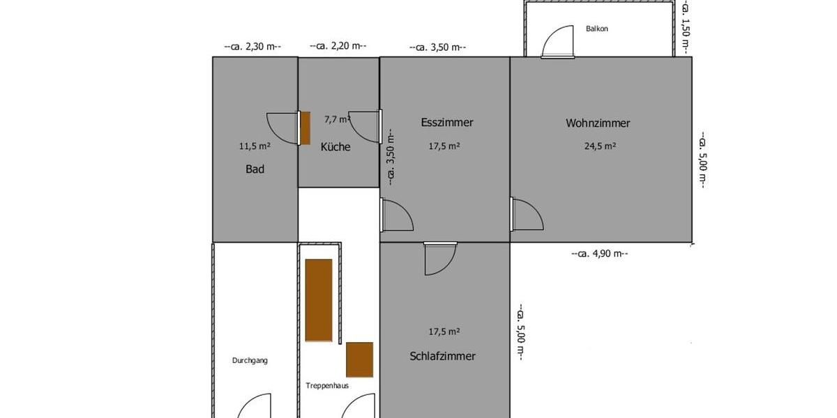 Erdgeschoßwohnung Völklingen - 3 Zimmer, 70 m&sup2;, 600&euro; | Angebot:26634095