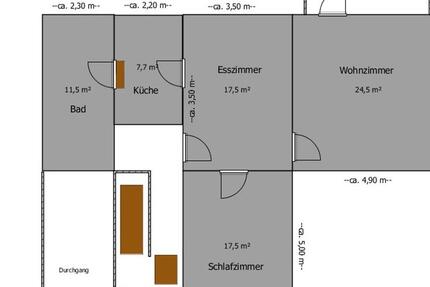 Wohnung Völklingen - 3 Zimmer, 70 m&sup2;, 600&euro; | Angebot:26634095
