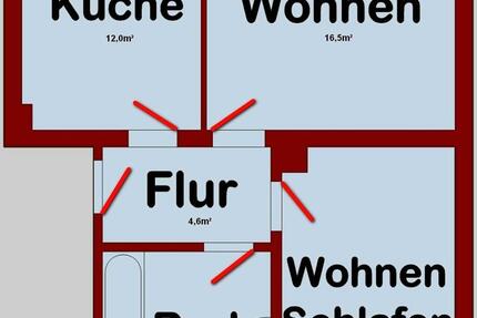 Wohnung Kamenz - 1 Zimmer, 40 m&sup2;, 370&euro; | Angebot:25172002