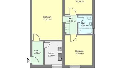 Wohnung Dortmund Mengede - 3 Zimmer, 73 m&sup2;, 413&euro; | Angebot:26213855