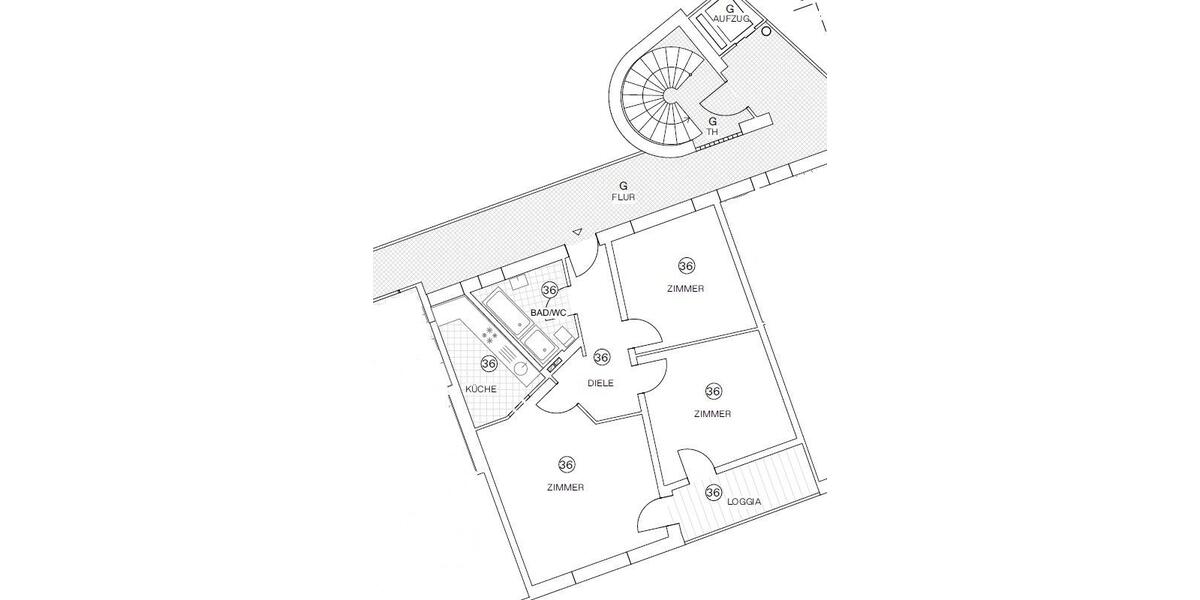 Etagenwohnung Schwielowsee - 3 Zimmer, 74 m&sup2;, 950&euro; | Angebot:26531700
