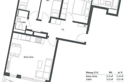 Wohnung München Ramersdorf-Perlach - 4 Zimmer, 91 m&sup2;, 2.100&euro; | Angebot:26109997