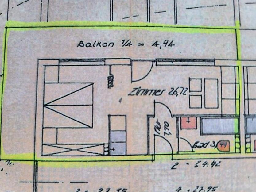 1 Zimmer Appartement in Bad Reichenhall -15.10.2025 zu vermieten
