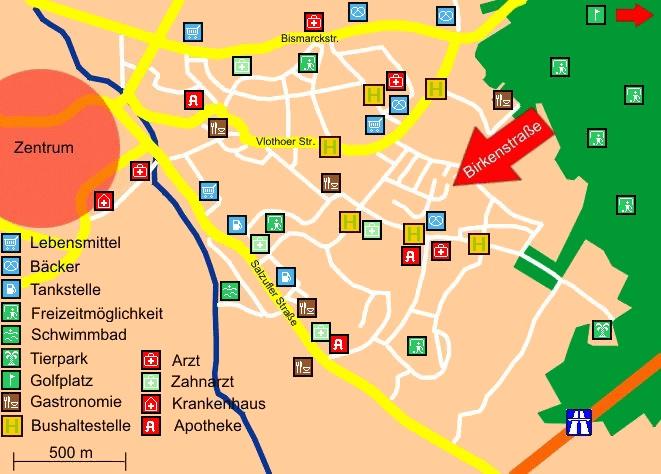 Etagenwohnung Herford Falkendiek - 4 Zimmer, 80 m&sup2;, 597&euro; | Angebot:25381972