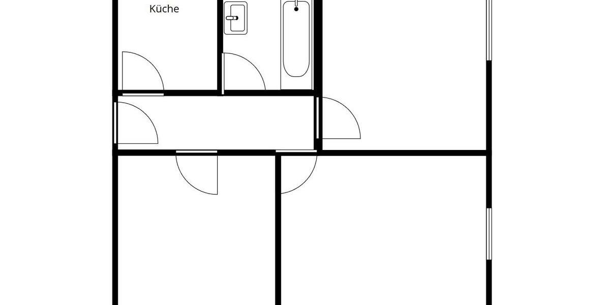 Etagenwohnung Creußen - 3 Zimmer, 55 m&sup2;, 550&euro; | Angebot:26512263