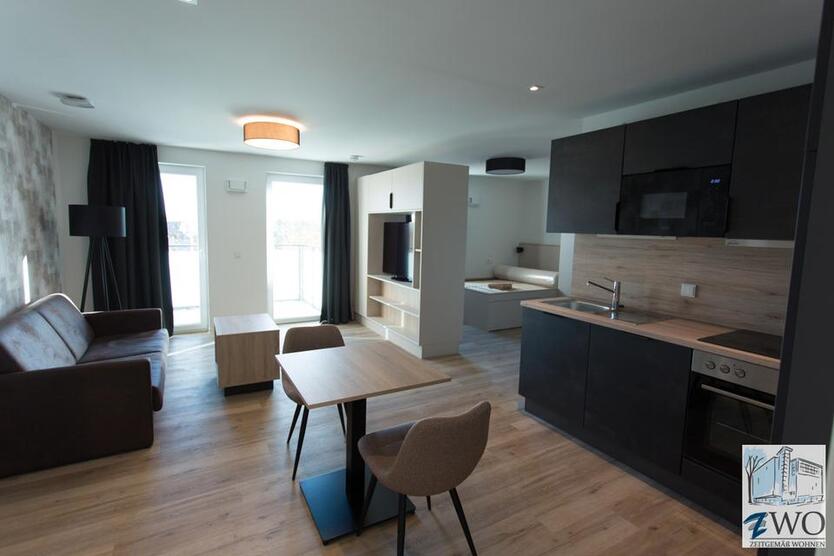 Dieses chicke, möblierte Ein-Zimmer Apartment wartet auf Sie!