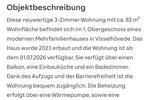 Etagenwohnung Visselhövede - 3 Zimmer, 81 m&sup2;, 1.100&euro; | Angebot:26035987