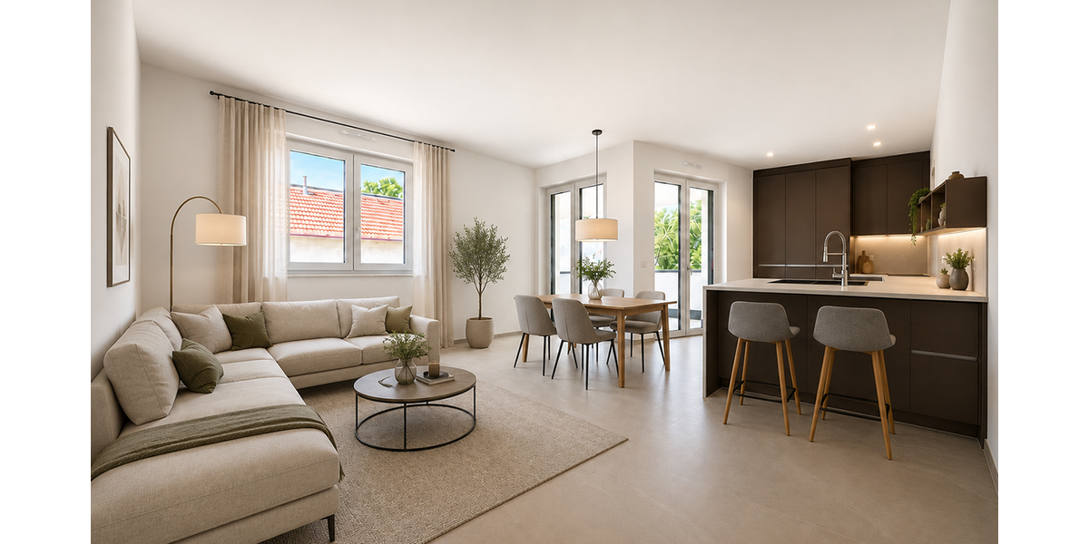 Etagenwohnung Bad Nauheim - 4 Zimmer, 121 m&sup2;, 1.980&euro; | Angebot:27049062