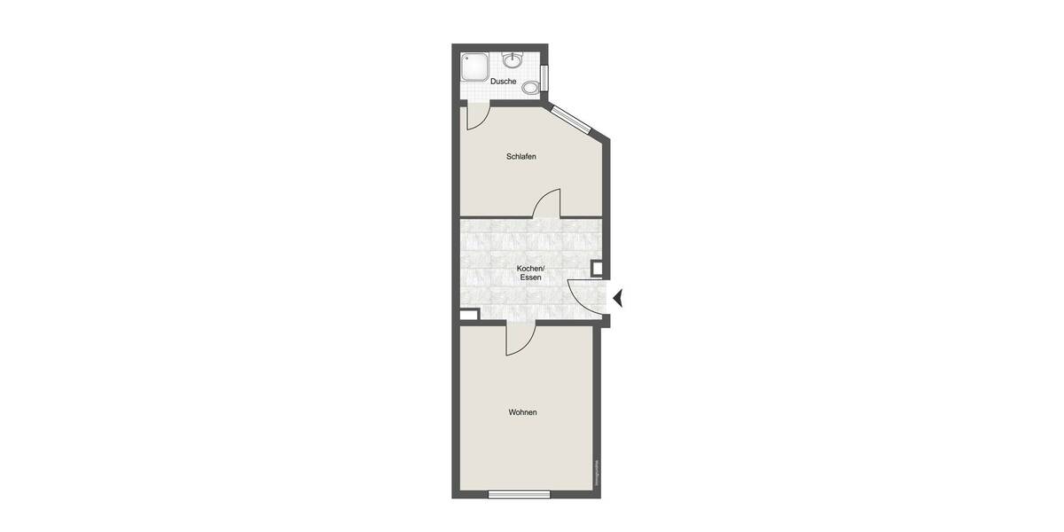 Etagenwohnung Mannheim / Schwetzingerstadt Oststadt Schwetzingerstadt - 2 Zimmer, 47 m&sup2;, 950&euro; | Angebot:26127836