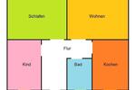 Etagenwohnung Crimmitschau - 3 Zimmer, 76 m&sup2;, 450&euro; | Angebot:26407556