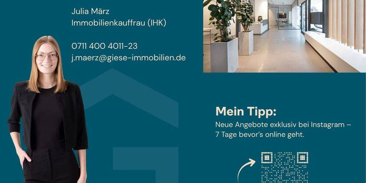 Etagenwohnung Stuttgart / Birkach Birkach - 2 Zimmer, 64 m&sup2;, 990&euro; | Angebot:26305993