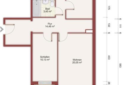 Wohnung Neubrandenburg - 3 Zimmer, 70 m&sup2;, 540&euro; | Angebot:26672012