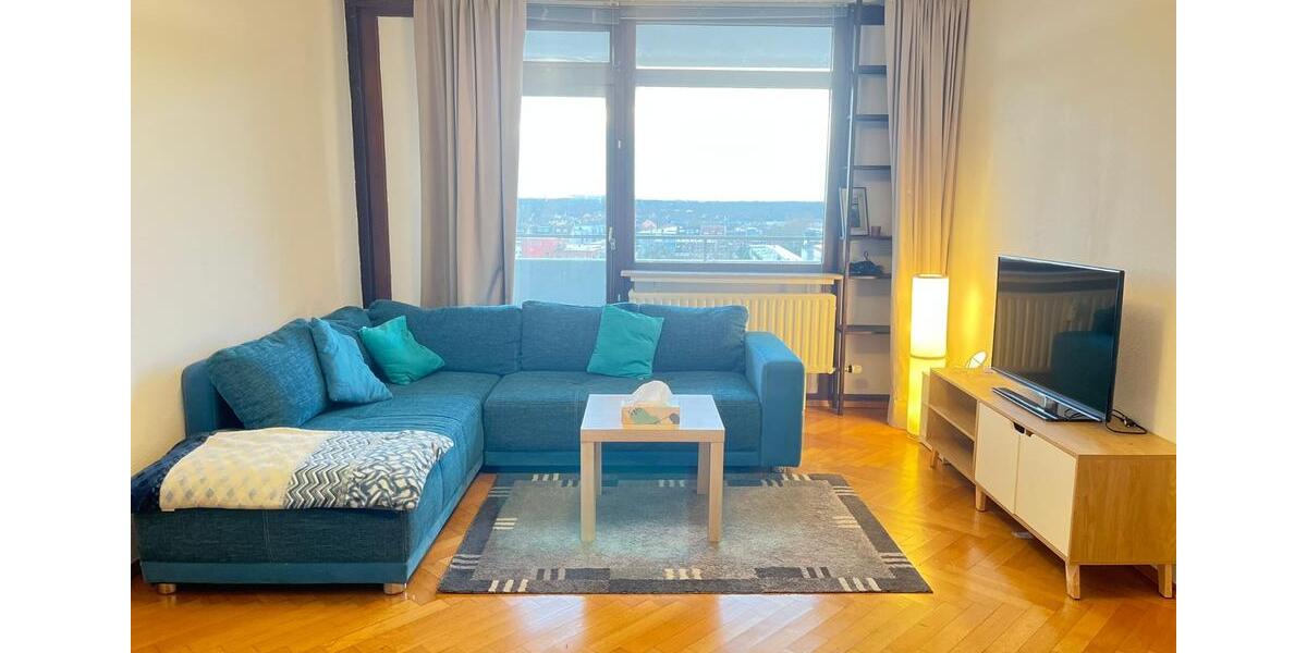 Möblierte 1-Zimmer-Wohnung mit großer Loggia in Frankfurt-Niederr 1 zimmer