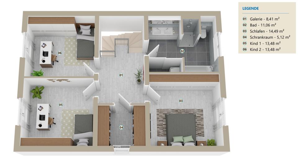 Exklusives Reihenhaus: Großzügig, modern & energieeffizient 4 zimmer