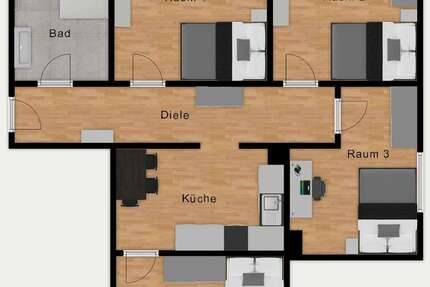 Zimmer München Aubing-Süd - 800&euro; | Angebot:26659660