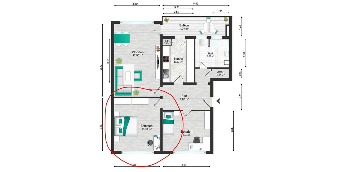 Wohnen auf Zeit München Moosach - 1 Zimmer, 17 m&sup2;, 917&euro; | Angebot:26701597