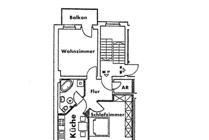 Wohnung Magdeburg Alte Neustadt - 2 Zimmer, 57 m&sup2;, 360&euro; | Angebot:25297303