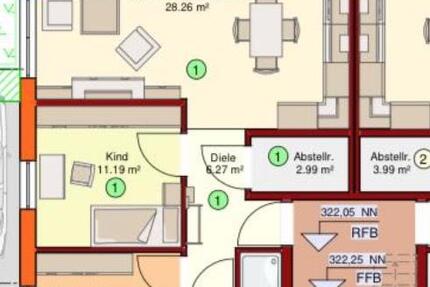 3-Zimmer-Wohnung, Neubau, Barrierefrei mit Terasse 3 zimmer