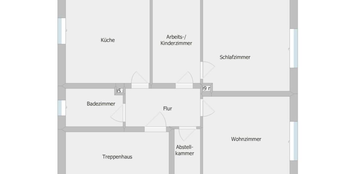 Erdgeschoßwohnung Hirschau - 2.5 Zimmer, 72 m&sup2;, 612&euro; | Angebot:24905441
