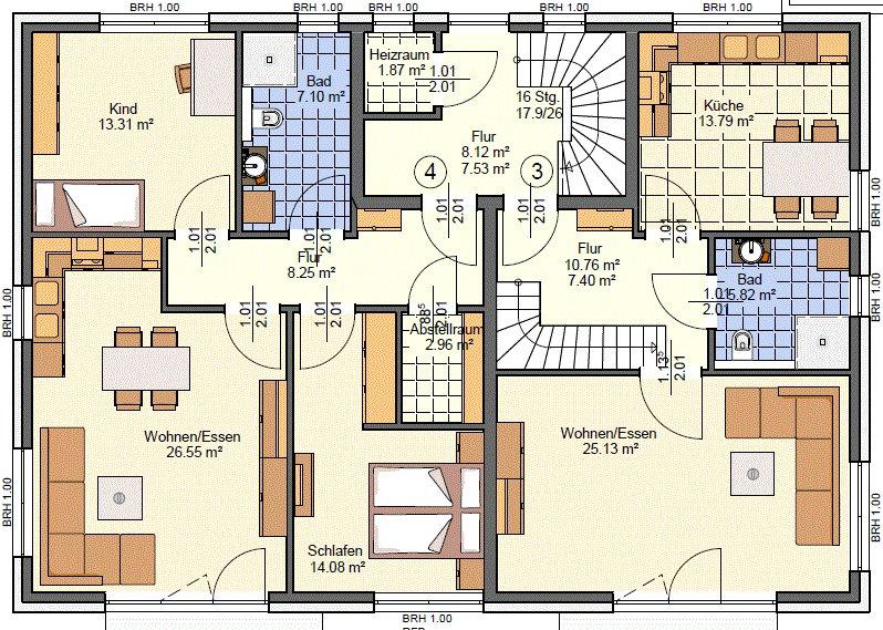 Maisonettenwohnung Hohenhameln - 4 Zimmer, 119 m&sup2;, 1.075&euro; | Angebot:26300756