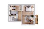 Etagenwohnung Braunschweig Innenstadt - 2 Zimmer, 58 m&sup2;, 789&euro; | Angebot:26725465