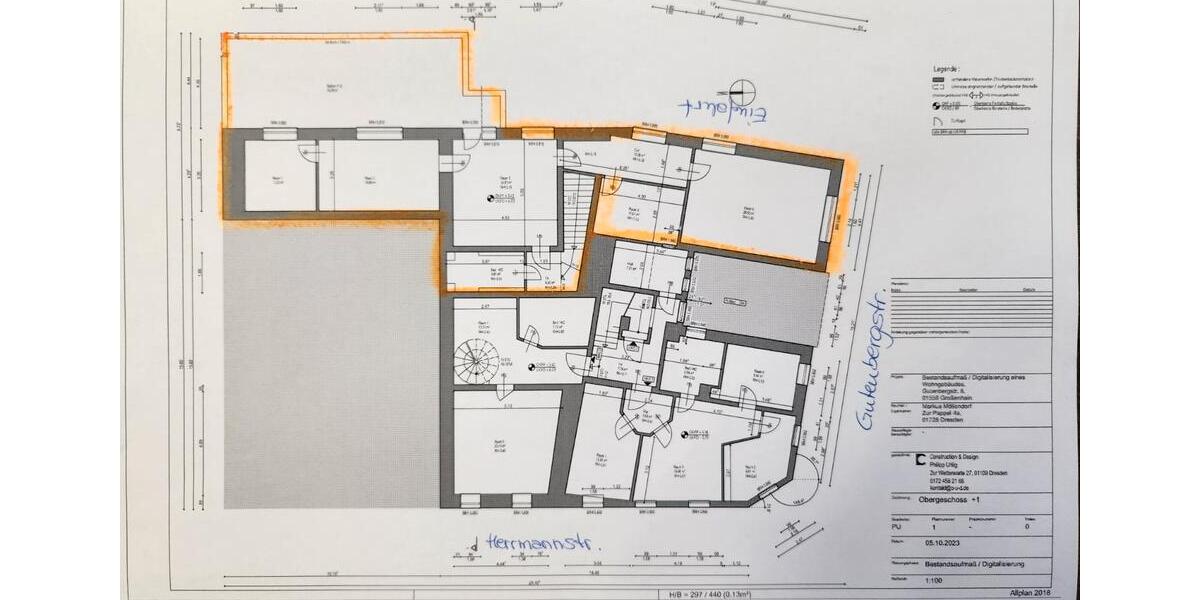 Etagenwohnung Großenhain - 3 Zimmer, 140 m&sup2;, 850&euro; | Angebot:26645170