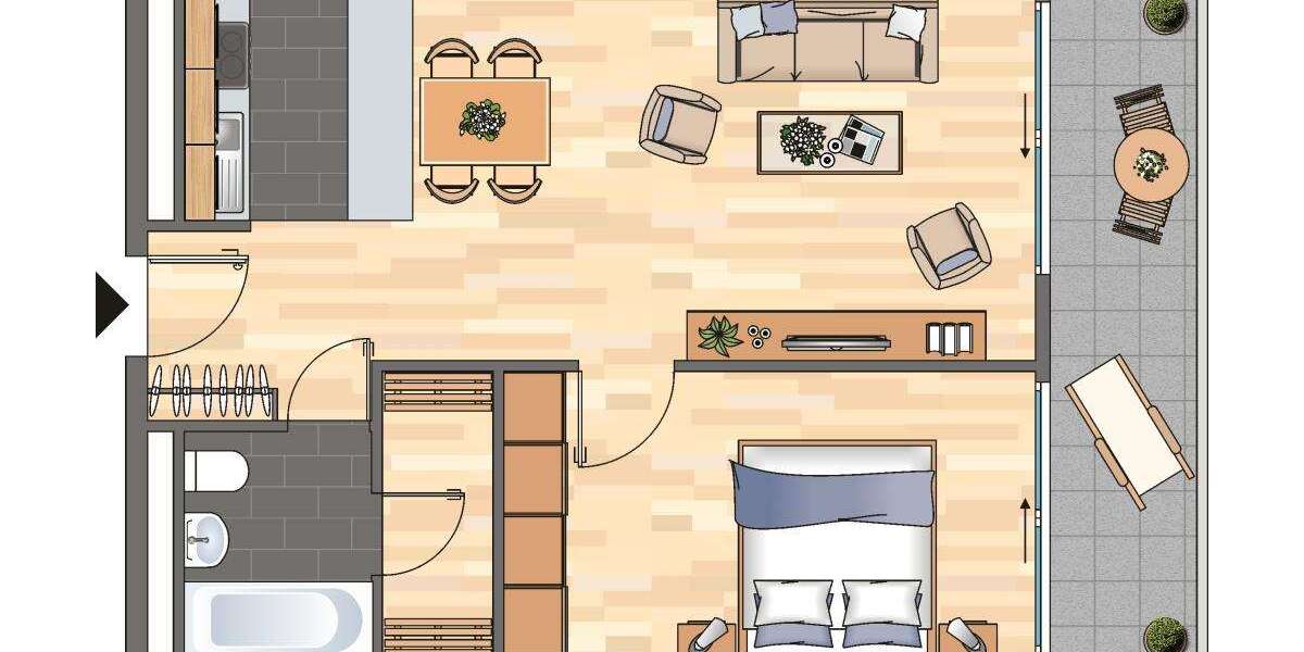 Etagenwohnung Ludwigshafen am Rhein Mitte - 2 Zimmer, 52 m&sup2;, 492&euro; | Angebot:25272530