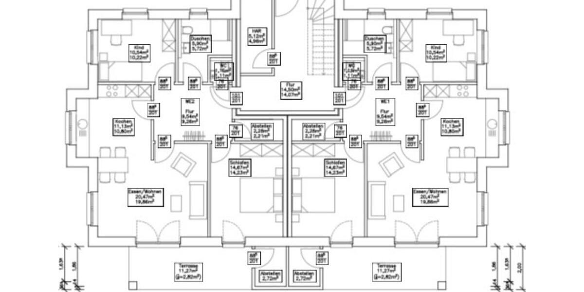 Terrassenwohnung Kutenholz - 3 Zimmer, 80 m&sup2;, 980&euro; | Angebot:24669409