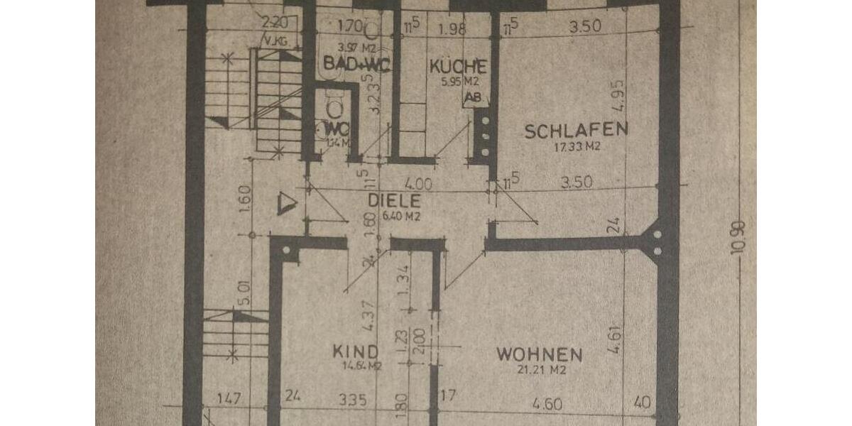Erdgeschoßwohnung Hanau - 3 Zimmer, 71 m&sup2;, 800&euro; | Angebot:25161508
