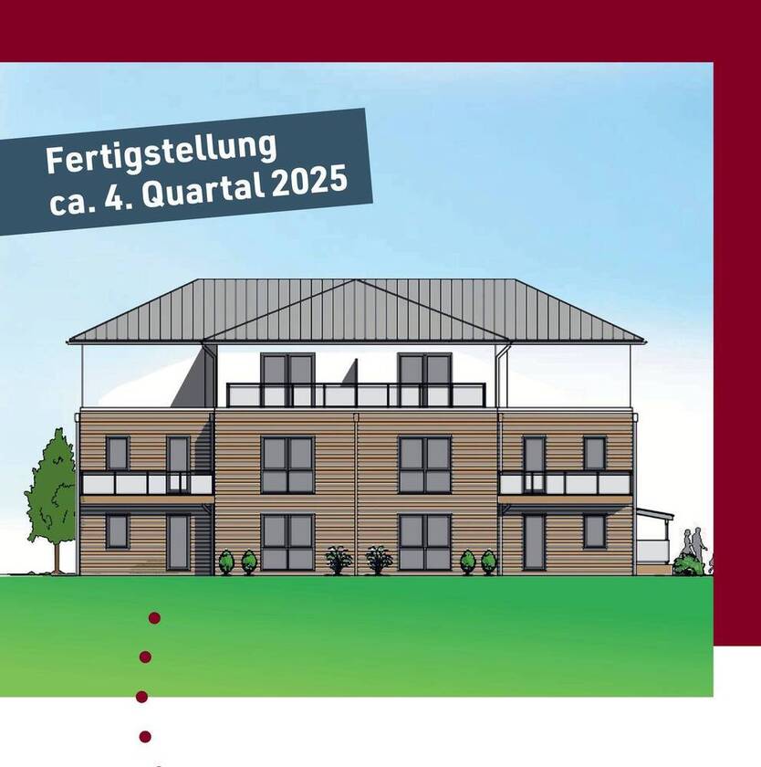 Neubau-Erstbezug: Exklusive 3 Zi.-Wg. mit gr. Terrasse