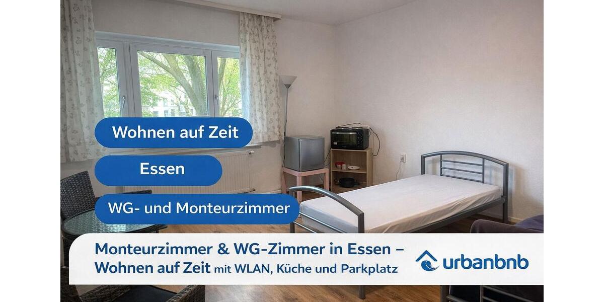 Wohnen auf Zeit Essen Frillendorf - 1 Zimmer, 25 m&sup2;, 590&euro; | Angebot:25905971