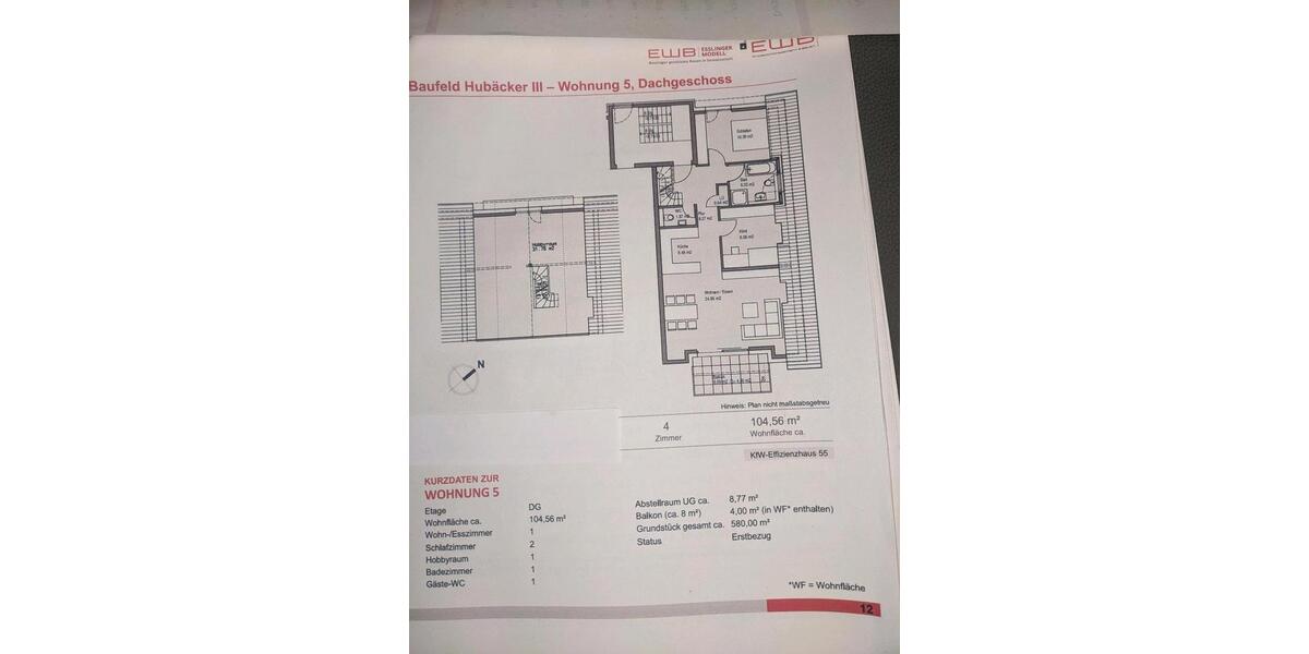 Maisonettenwohnung Esslingen am Neckar Pliensauvorstadt - 4 Zimmer, 91 m&sup2;, 2.150&euro; | Angebot:26029520