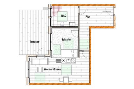 Wohnung Herne Baukau - 2 Zimmer, 58 m&sup2;, 870&euro; | Angebot:24690068
