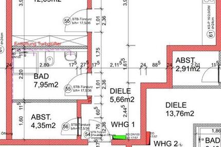Wohnung Offstein - 2 Zimmer, 65 m&sup2;, 850&euro; | Angebot:25934725