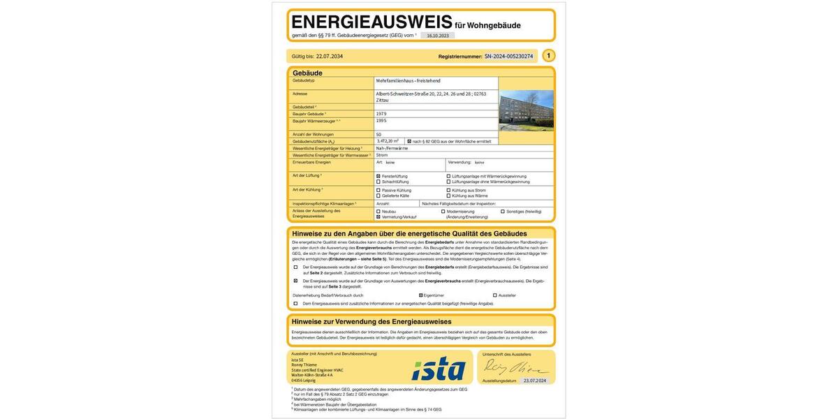 Etagenwohnung Zittau - 3 Zimmer, 58 m&sup2;, 346&euro; | Angebot:26686442